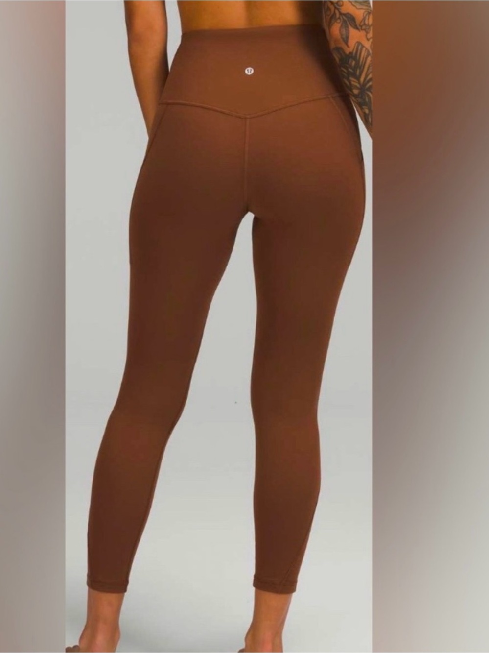NEW Lululemon Wunder Train 28”  Dark Terracotta Leggings Size 4